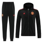 Manchester United Hooded Trainingsjacke 2022-23 Schwarze